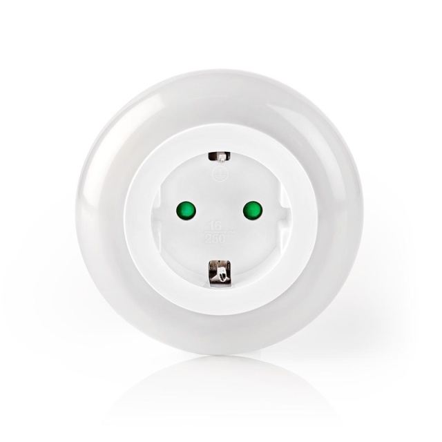 Nedis Plug-In LED Night Light | Dag/natt sensor | 3680 W | 10 lm | Blå / Grøn / Hvit