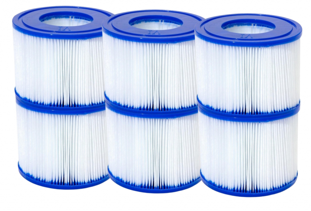Bestway filterpatron for Lay-Z-Spa (VI) 6-pakning