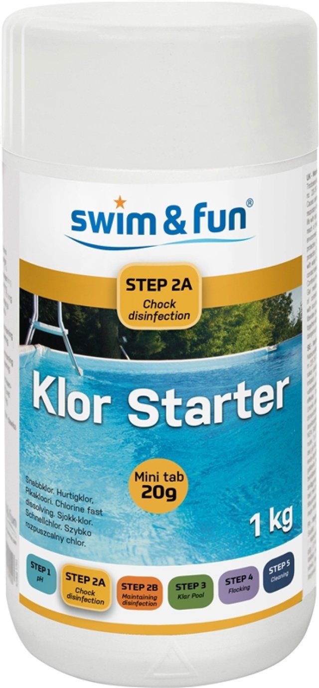 Klor Starter 20 g Tabs 1 kg