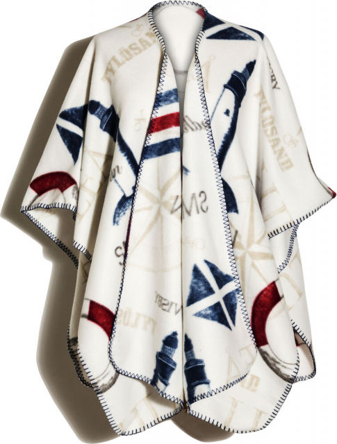 Lord Nelson Victory Poncho i fleece Coastal, 120x160 cm