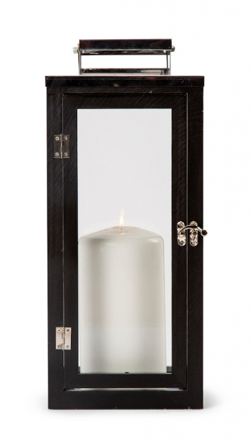 Orrefors Jernverk Lykt i furu, 40 cm, Svart