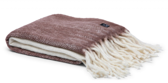 Kosta Linnewäfveri Ullpledd, Burgunder