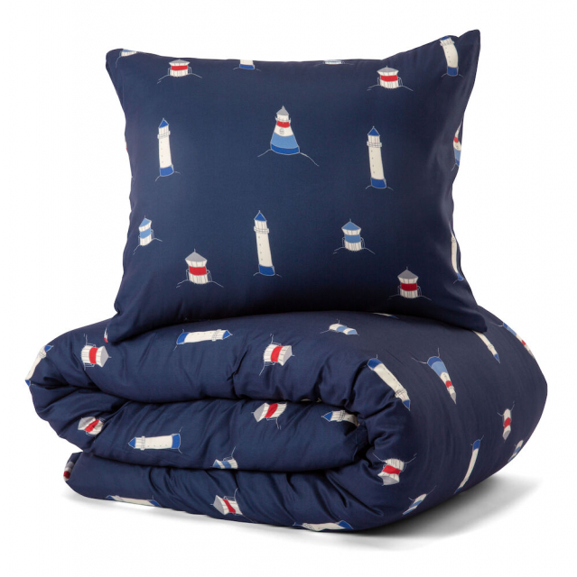 Lord Nelson Victory Karlsvik sengesett i mikrofiber, Navy