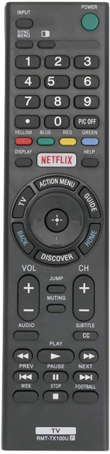 Universell fjernkontroll for SONY Smart TV RMT-TX100U