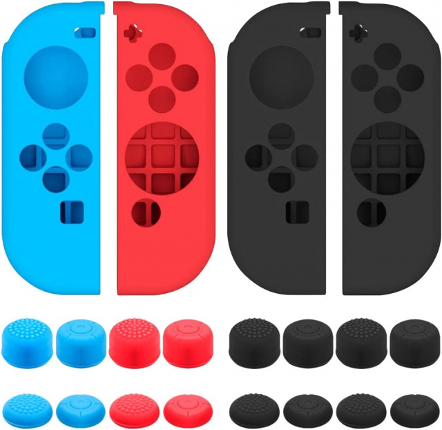 Silikontrekk og grep for Joy-Con, 2-pakning
