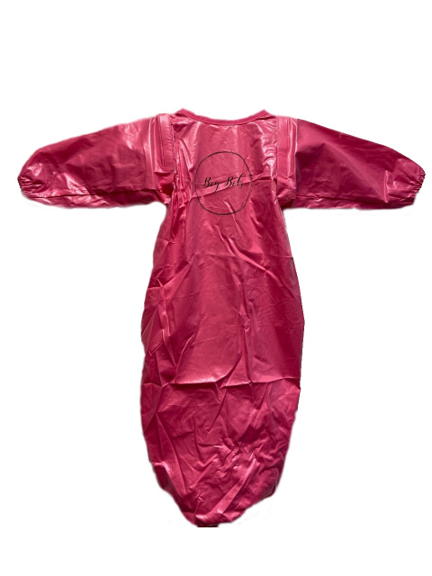 Praktisk langermet smekke, rosa