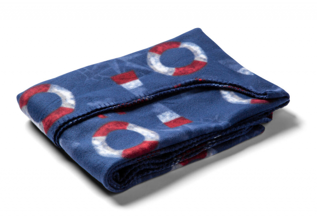 Lord Nelson Victory Fleeceponcho Kuling, Marine, 120x160 cm