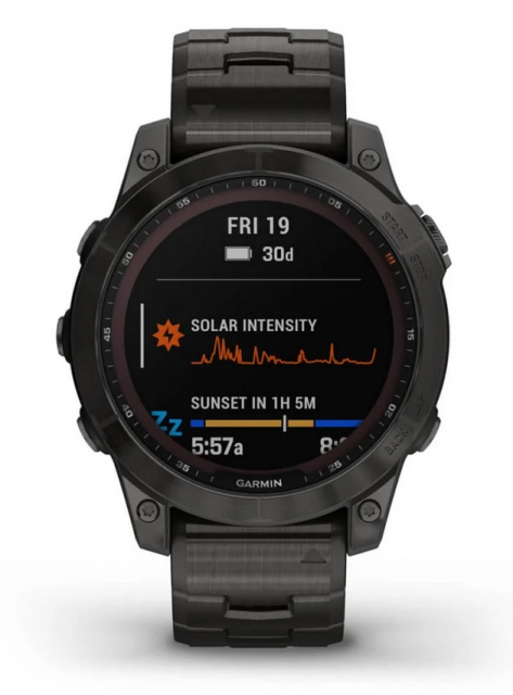 Garmin Fenix 7X Solar, grå