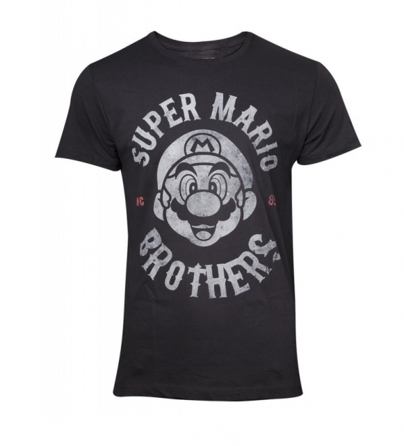Difuzed Super Mario Biker T-skjorte for menn, S