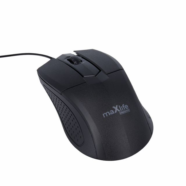 Maxlife Home Office MXHM-01 optisk mus 1000 DPI 1,2 m svart