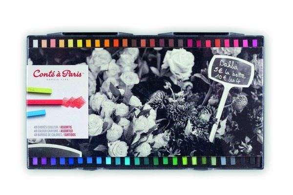Conté à Paris Pastellkritt, 48stk
