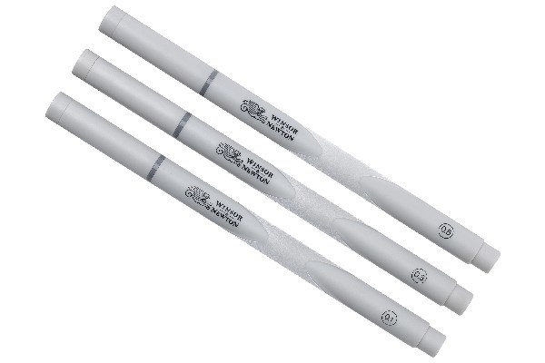 Winsor Fineliner Cool Grey 3 stk 0,1, 0,3, 0,5 mm