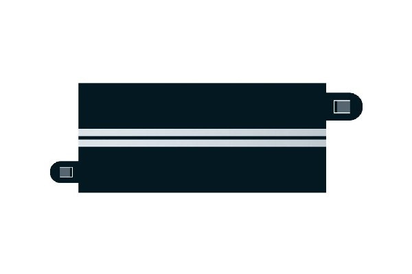 Scalextric 4 halv rett - ett spor