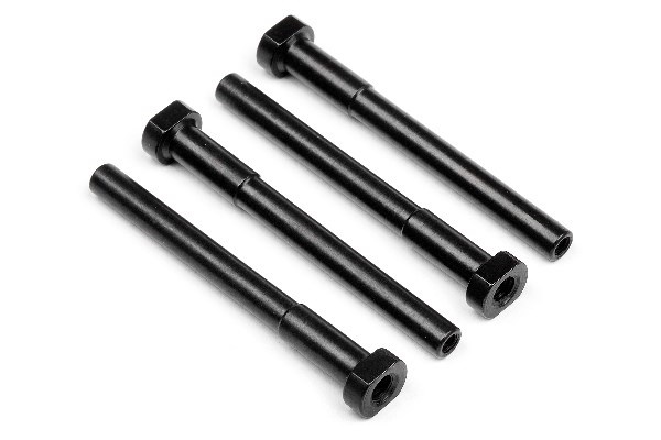 Lettvektsdiffusjonsaksel i aluminium (4 stk.)