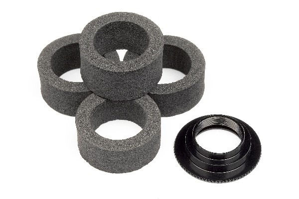 Servo Saver Foam (4 stk.) med justeringsmutter