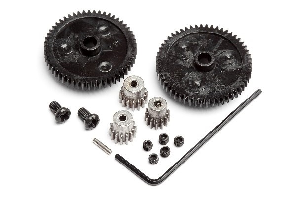 Tannhjulssett (2 stk)/Pinion girsett (3 stk)