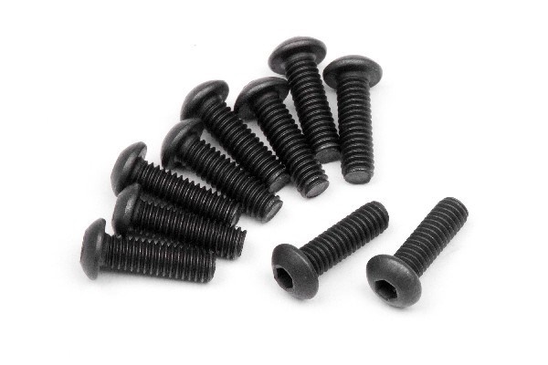 Skrue med knapphode M2,5X8Mm (innvendig sekskant/10stk)