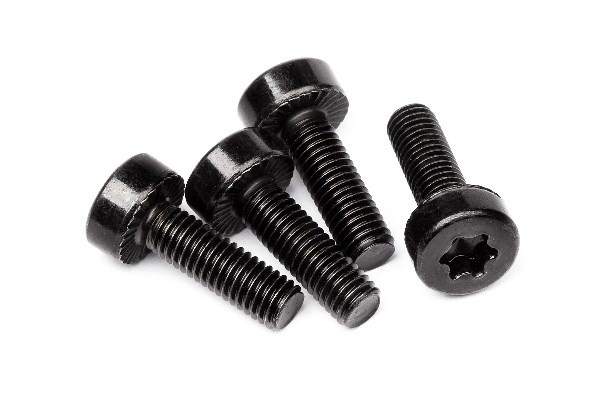 Torx-skrue med bredt hettehode M5X16Mm (4 stk.)