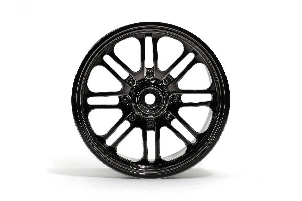8 eiker hjul svart krom (83X56Mm/2 stk)