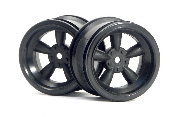 Vintage 5 eiker hjul 31Mm (bred) svart 6Mm offset