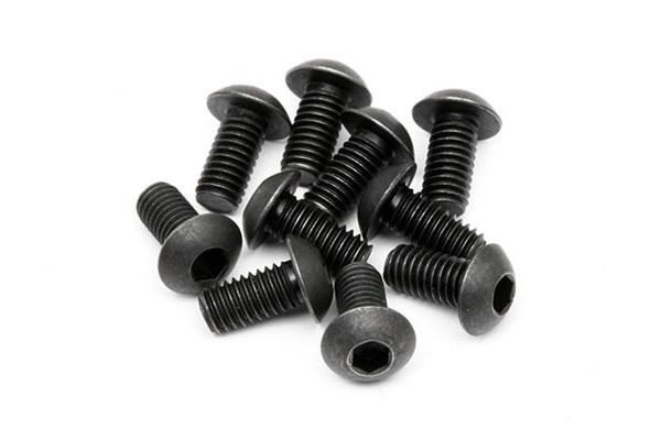Sekskantskrue med knapphode M3X6Mm