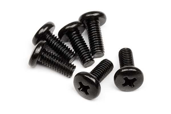Binderhodeskrue M4X10Mm (6 stk.)