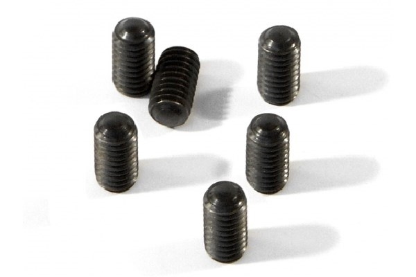 Settskrue M4X8Mm (rund spiss/6stk)
