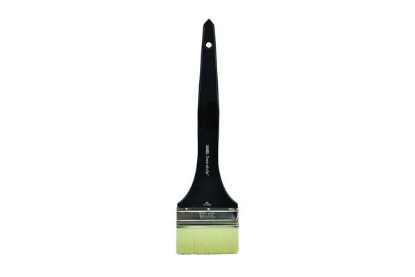 Free Style Flat syntetisk børste 16 cm med langt skaft