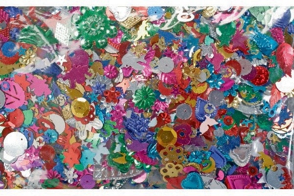 Paljettmiks 1000g 10-35 mm