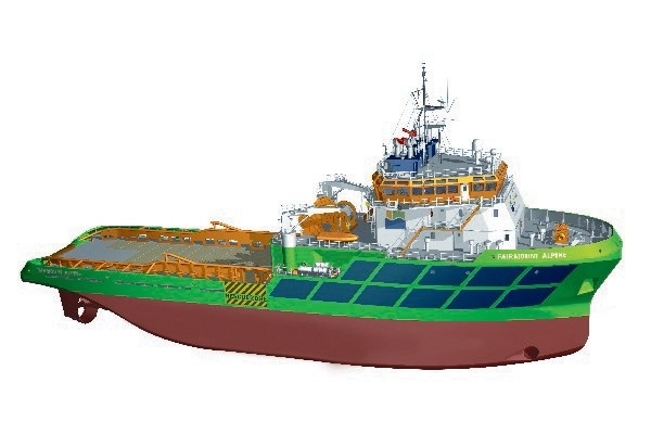 1:75 - Fairmount Alpine - Skrog i tre