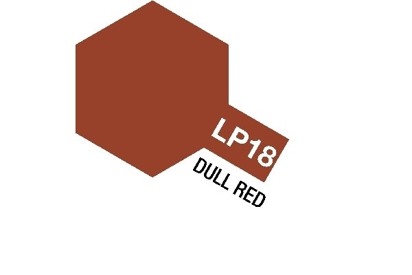 Tamiya lakkmaling LP-18 Dull Red