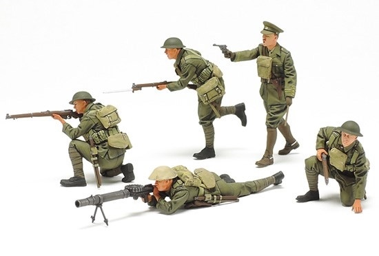 Tamiya 1/35 britisk infanterisett fra første verdenskrig