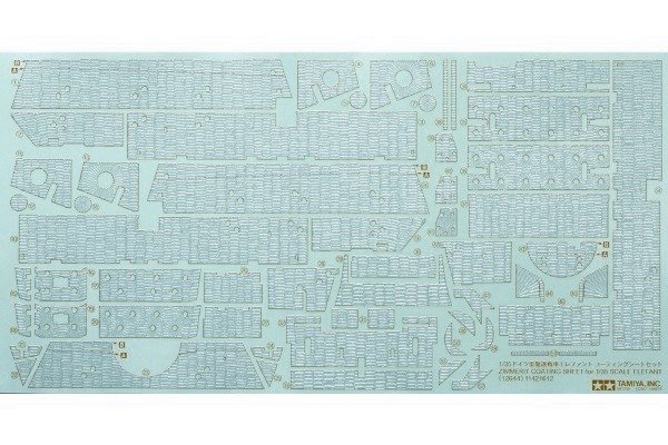 Tamiya 1/35 Elephant Zim Sheet