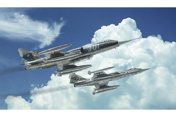 Italeri 1:32 F-104G Recce Oppgradert utgave m. Pod Orpheus