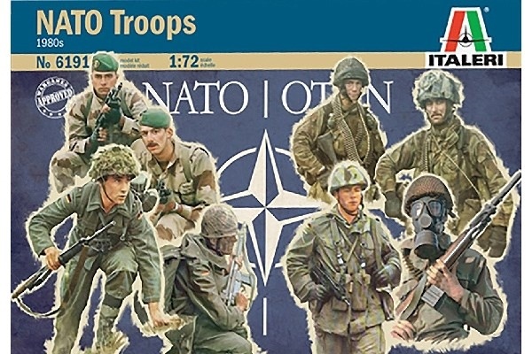 Italeri 1:72 NATO Troops - inneholder 48 figurer