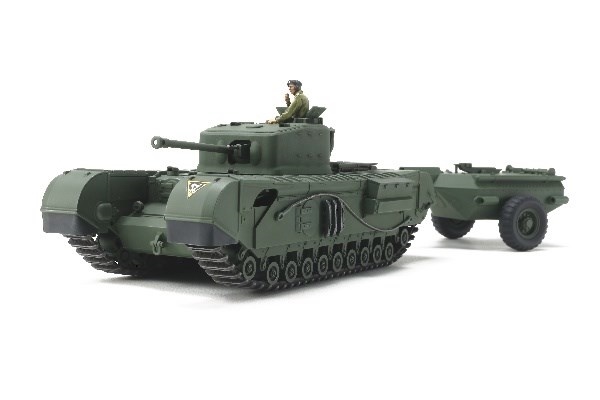 Tamiya 1/48 britisk stridsvogn Churchill Mk.VII Crocodile