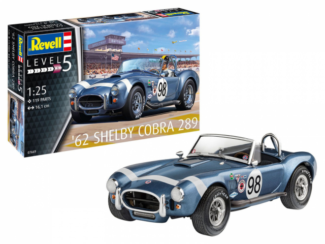 Revell modellsett AC Cobra 289 i skala 1:25