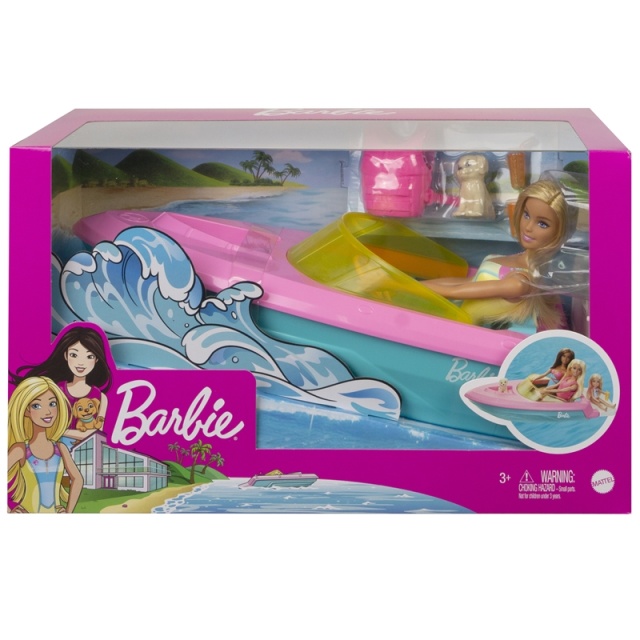 Barbie Dukke og båt