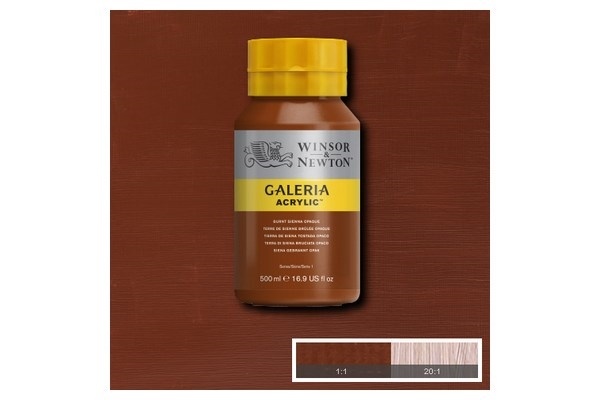 Galeria Akryl 500 ml Burnt Sienna Opaque 077