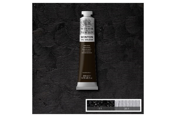 Winton Oil Col 200 ml (24) Ivory Black 331