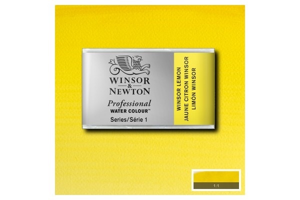 Winsor Prof Water Colour Pan/W Lemon 722