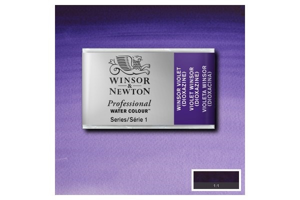 Winsor Prof Water Colour Pan/W Viol Di 733