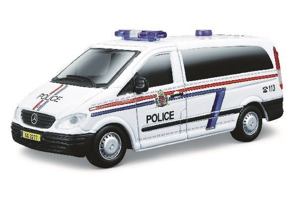 Politibil Mercedes-Benz Vito i skala 1:50