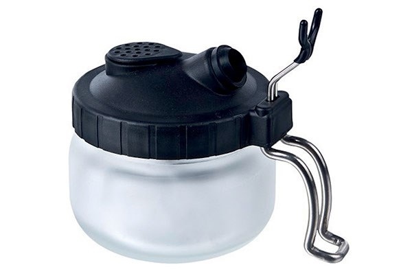 Rengjøringsbeholder - 2 i 1 Airbrush cleaning & holder