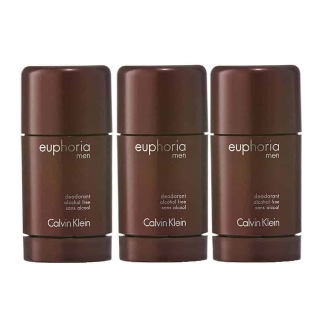 Calvin Klein 3-pk Calvin Klein Euphoria For Men Deostick 75ml
