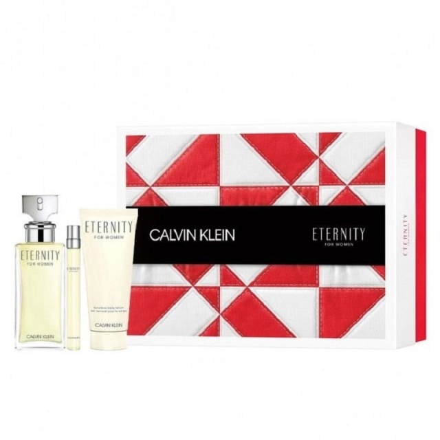 Calvin Klein Gavesett Eternity for Women Edp 100ml + Edp 10ml + Body Lotion 100ml