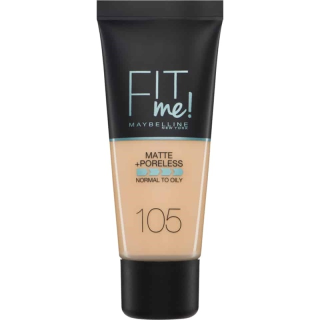 Maybelline Fit Me Matte + Poreless Foundation - 105 Natural Ivory