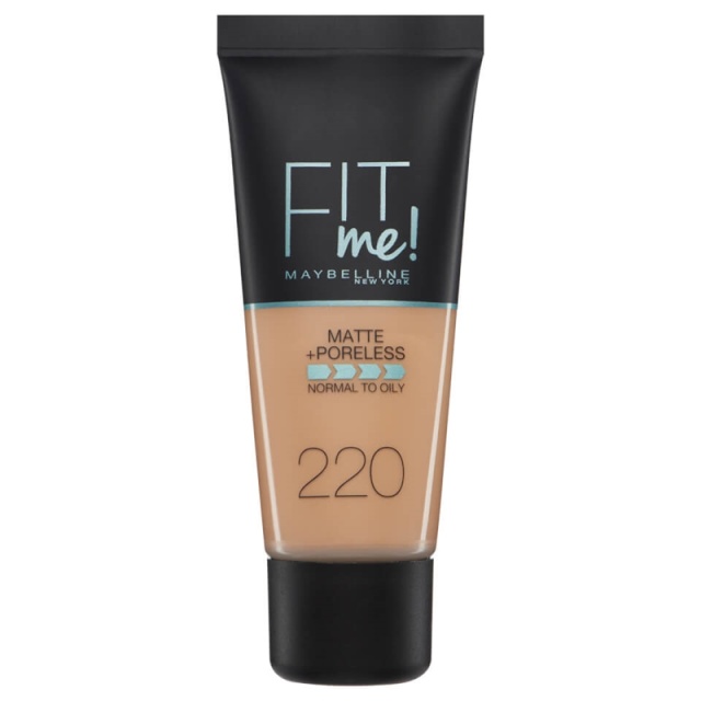 Maybelline Fit Me Matte + Poreless Foundation - 220 Natural Beige