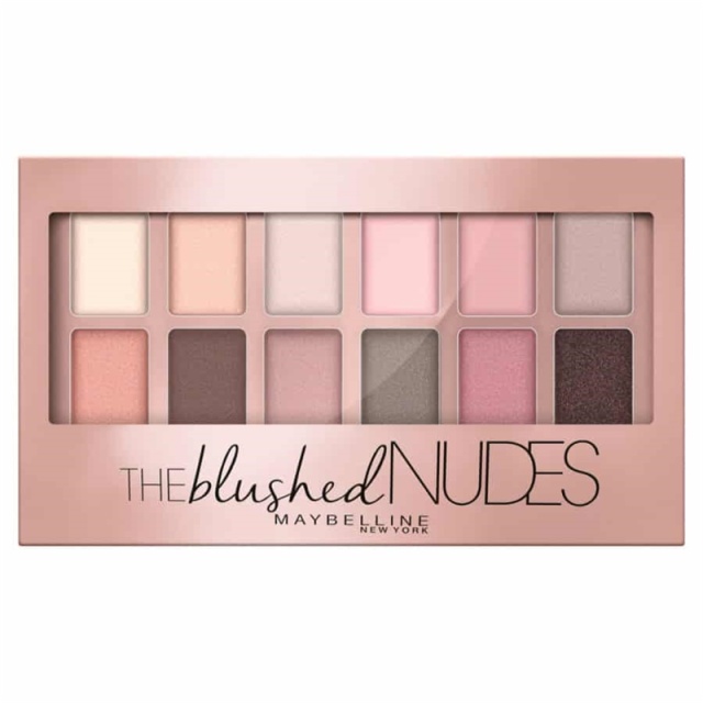 Maybelline The Blushed Nudes Øyenskyggepalett 9,6 g