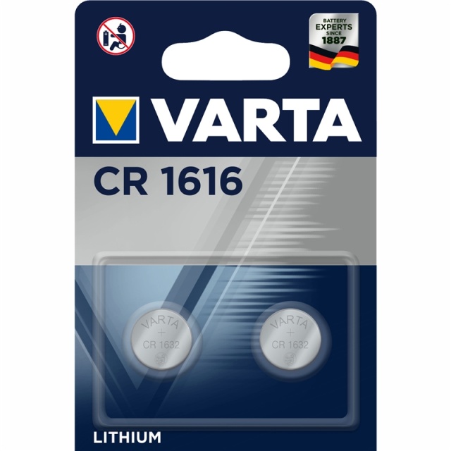 Varta CR1616 3V litium knappcellebatteri